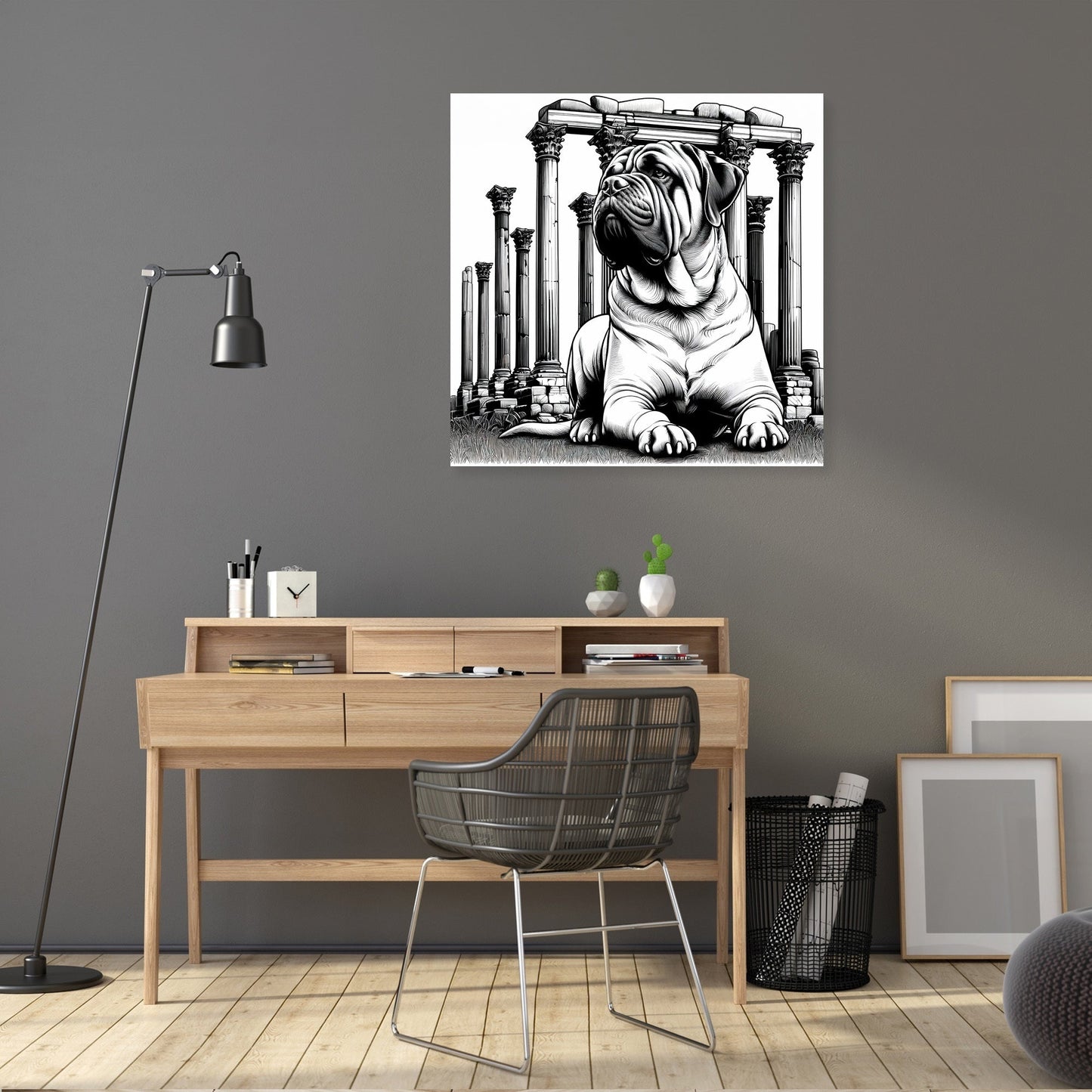 Ancient Guardian Bullmastiff Canvas