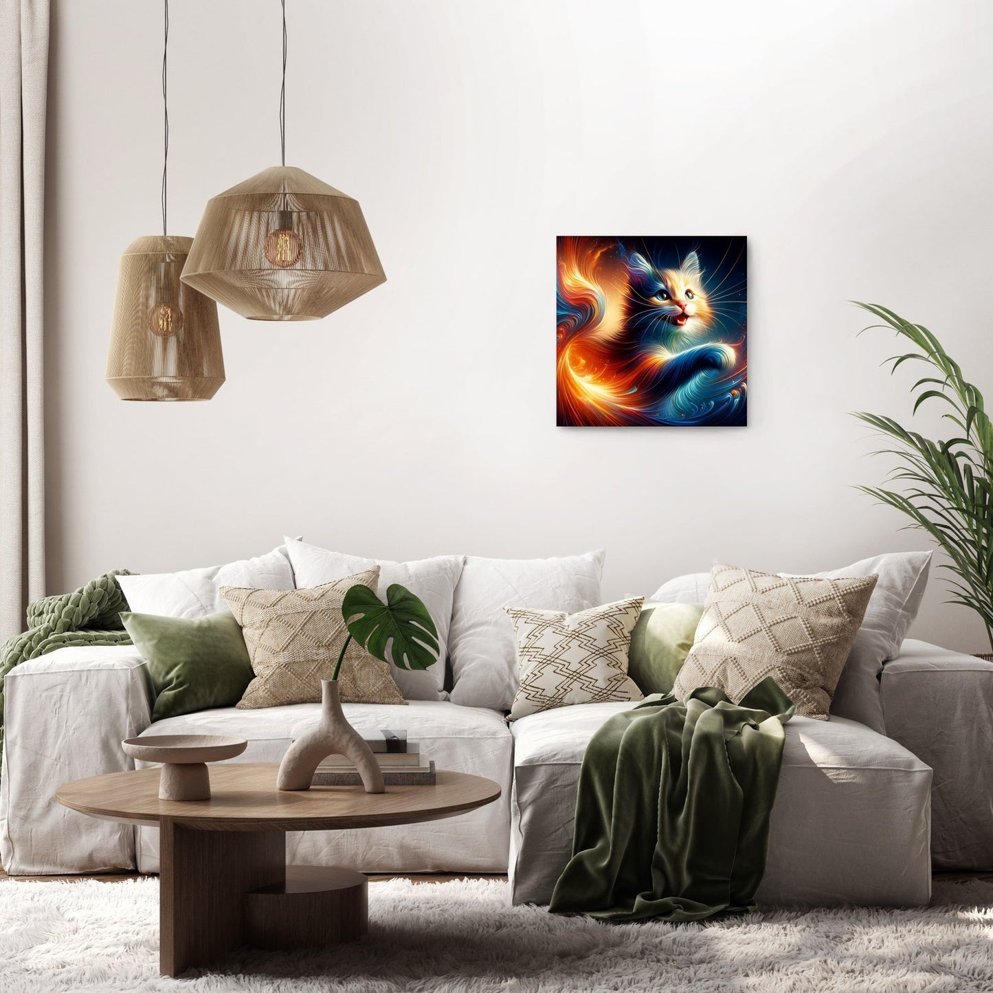 Feline Vitality Canvas
