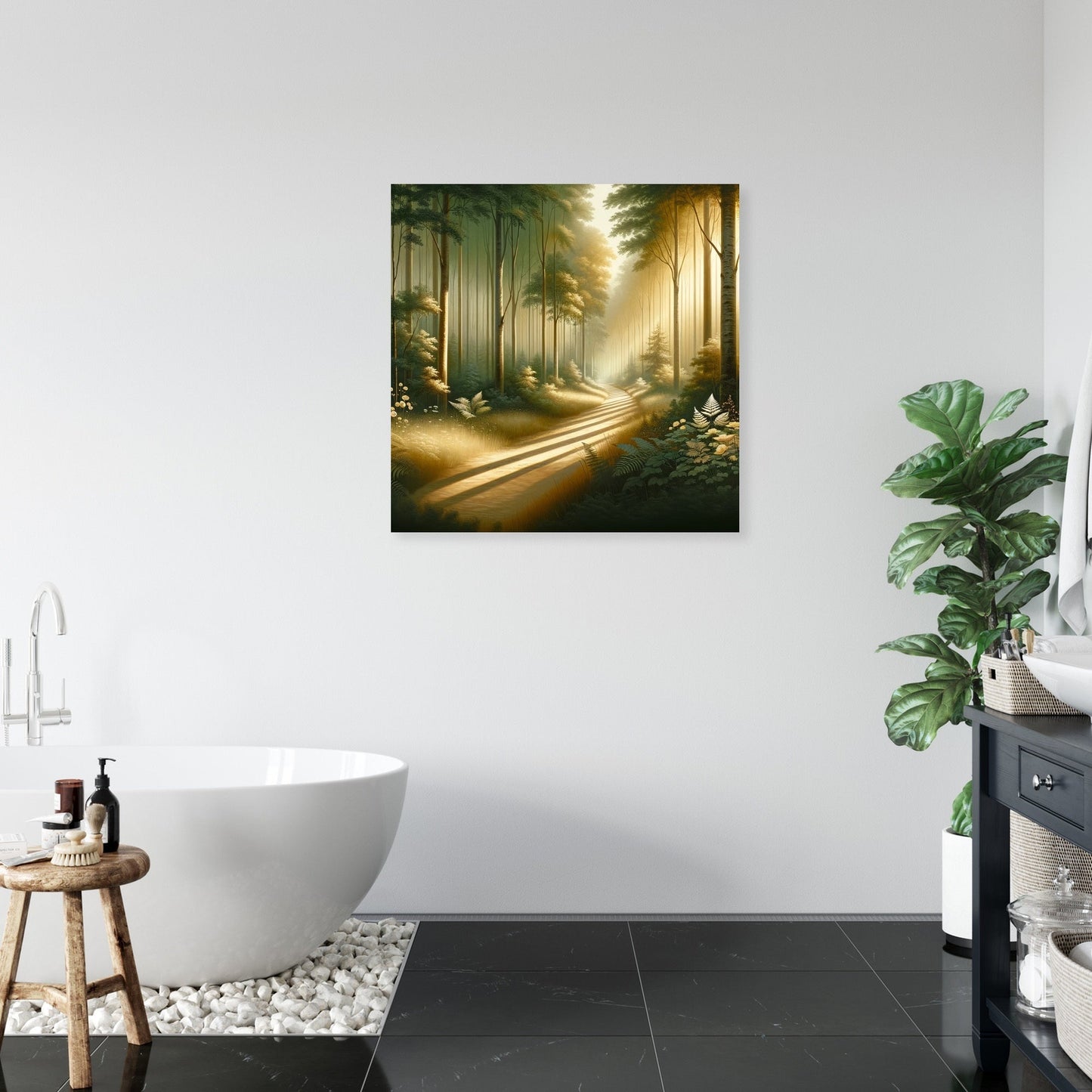 Forest Path Serenity Canvas