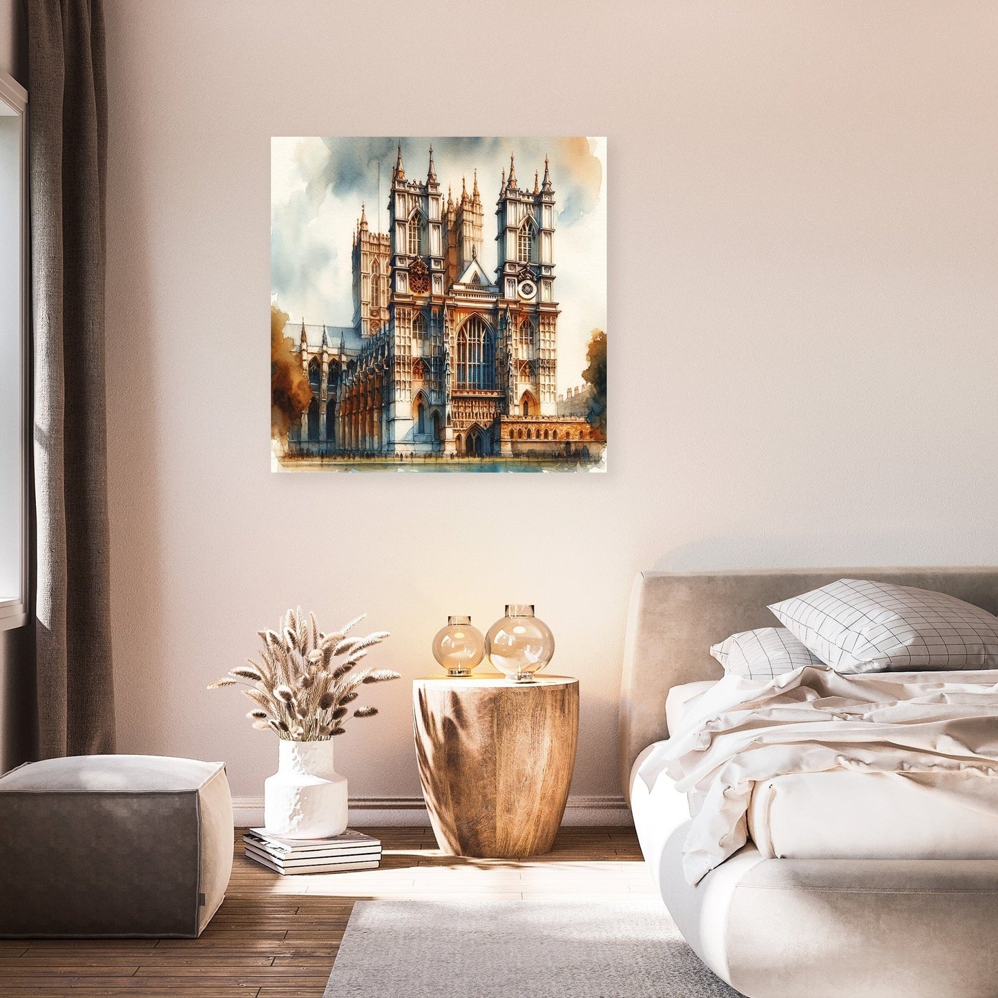 London Westminster Abbey Warmth Canvas
