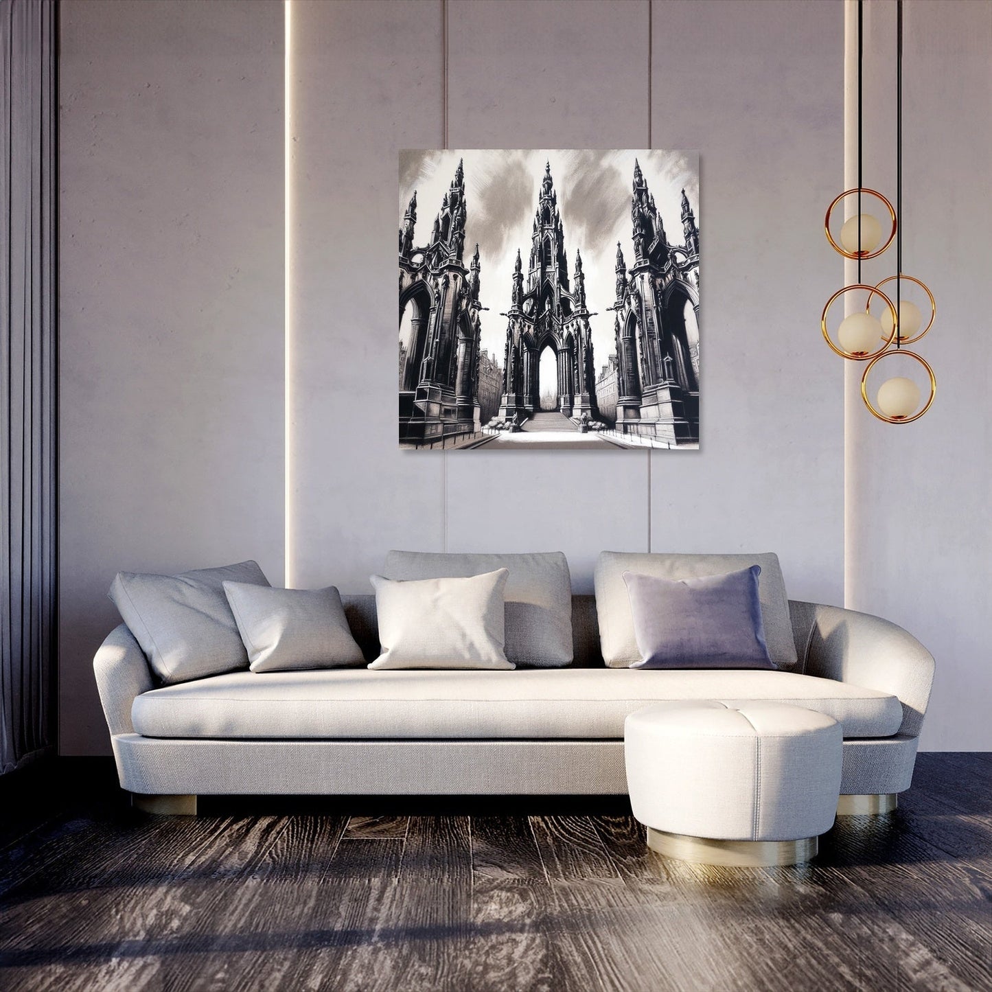 Edinburgh Gothic Elegance Canvas