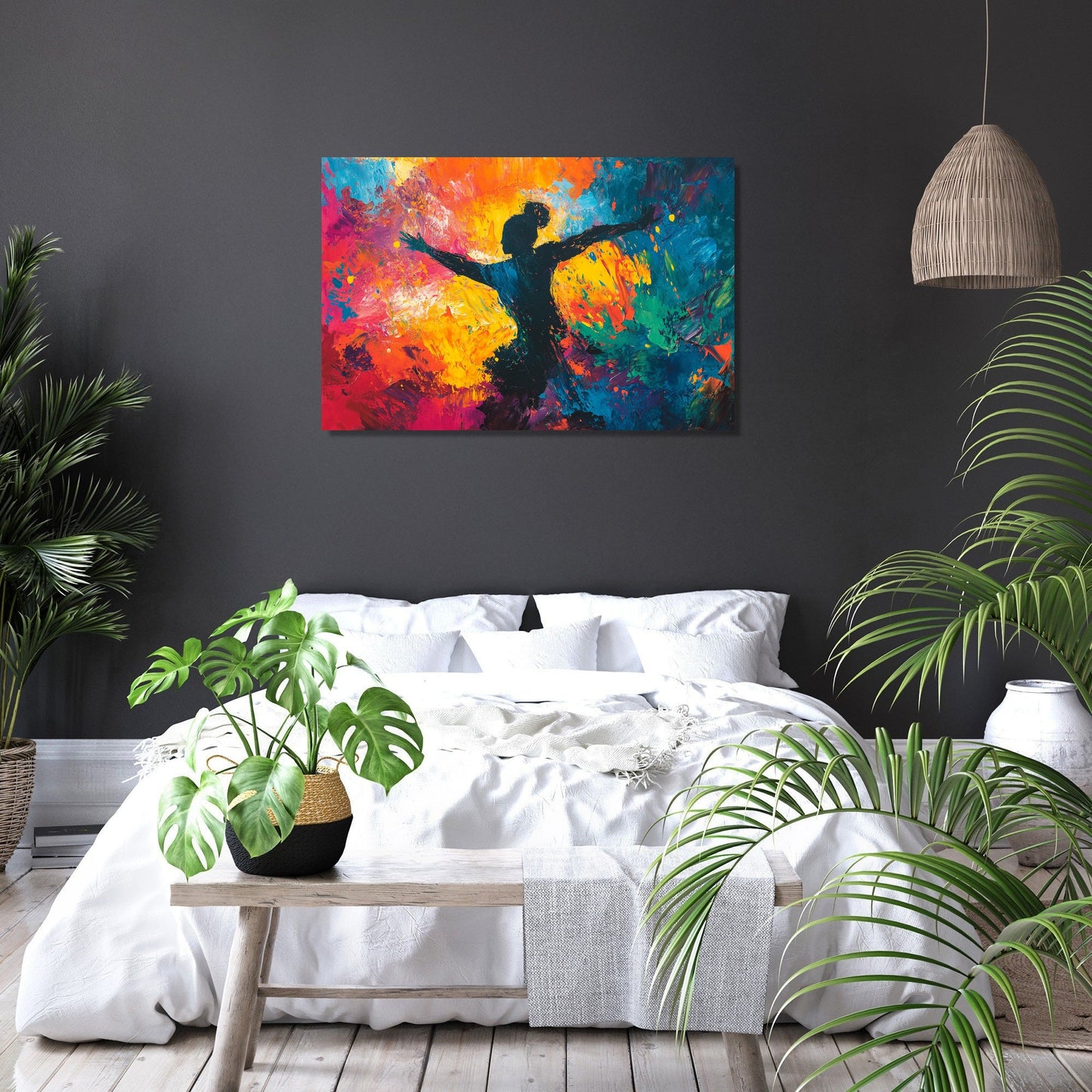 Dancing Shadow Canvas
