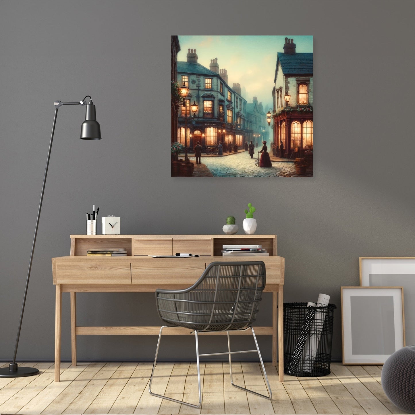 Evening Stroll on Toad Lane Canvas