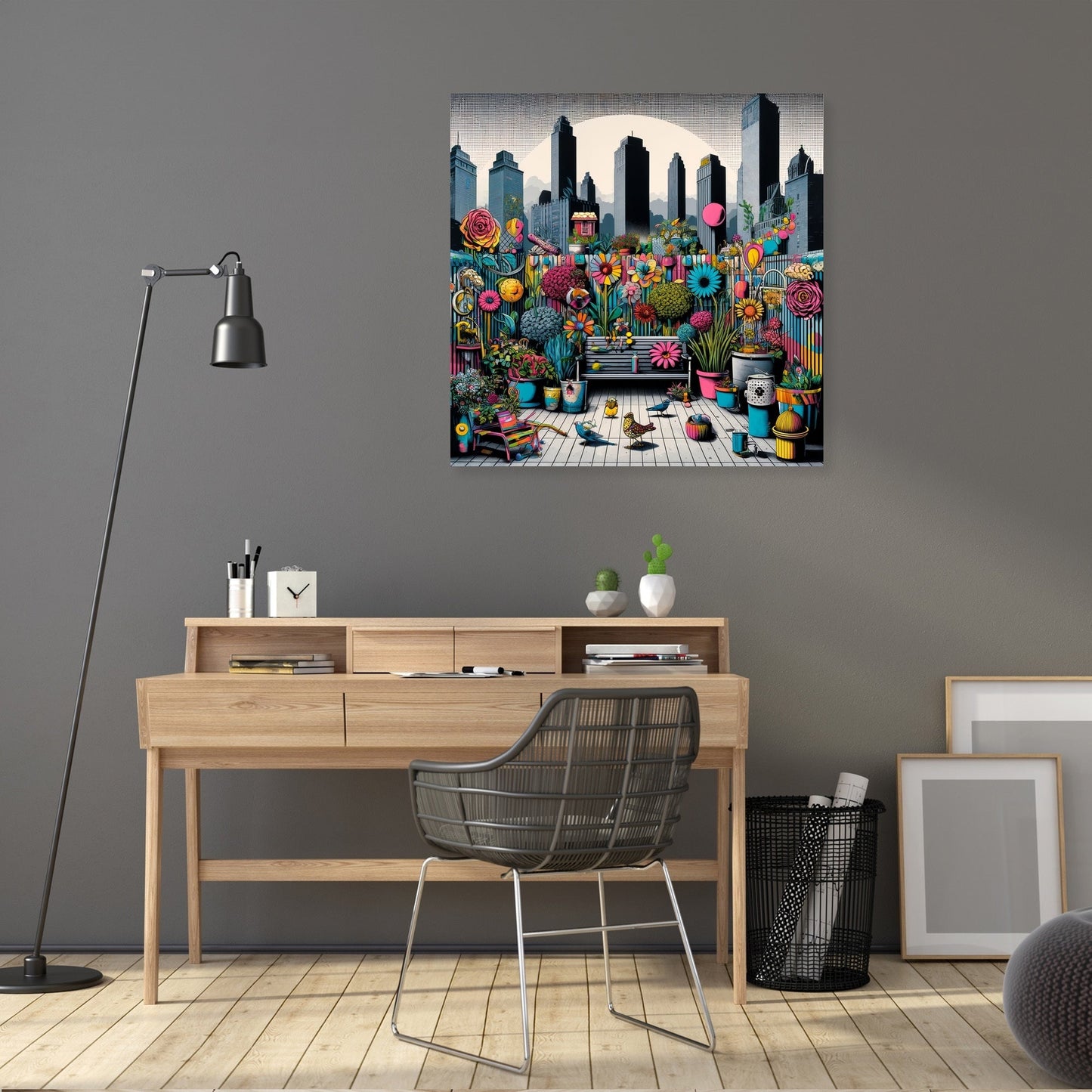 Urban Pop Garden Extravaganza Canvas