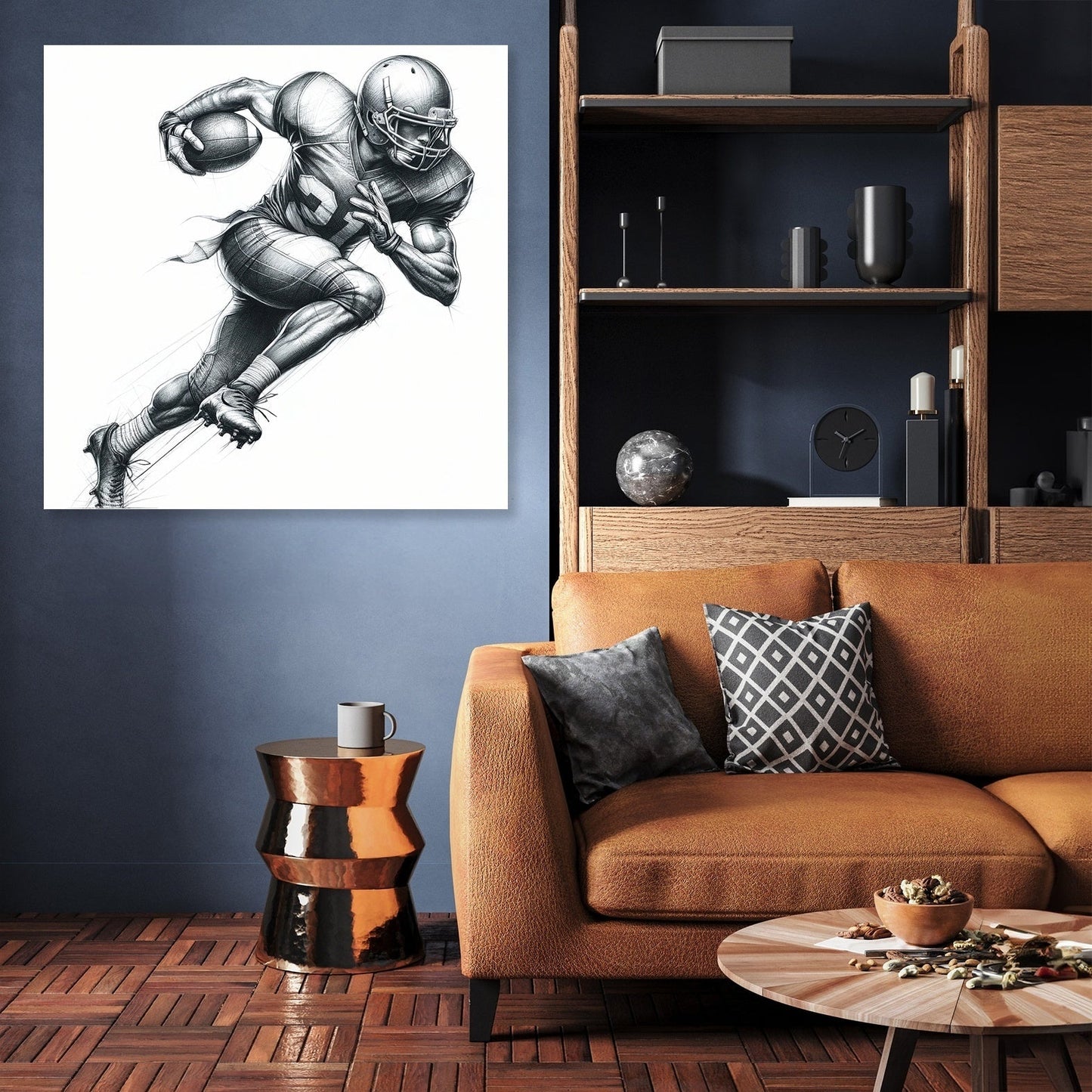 Agile Football Sketch Canvas