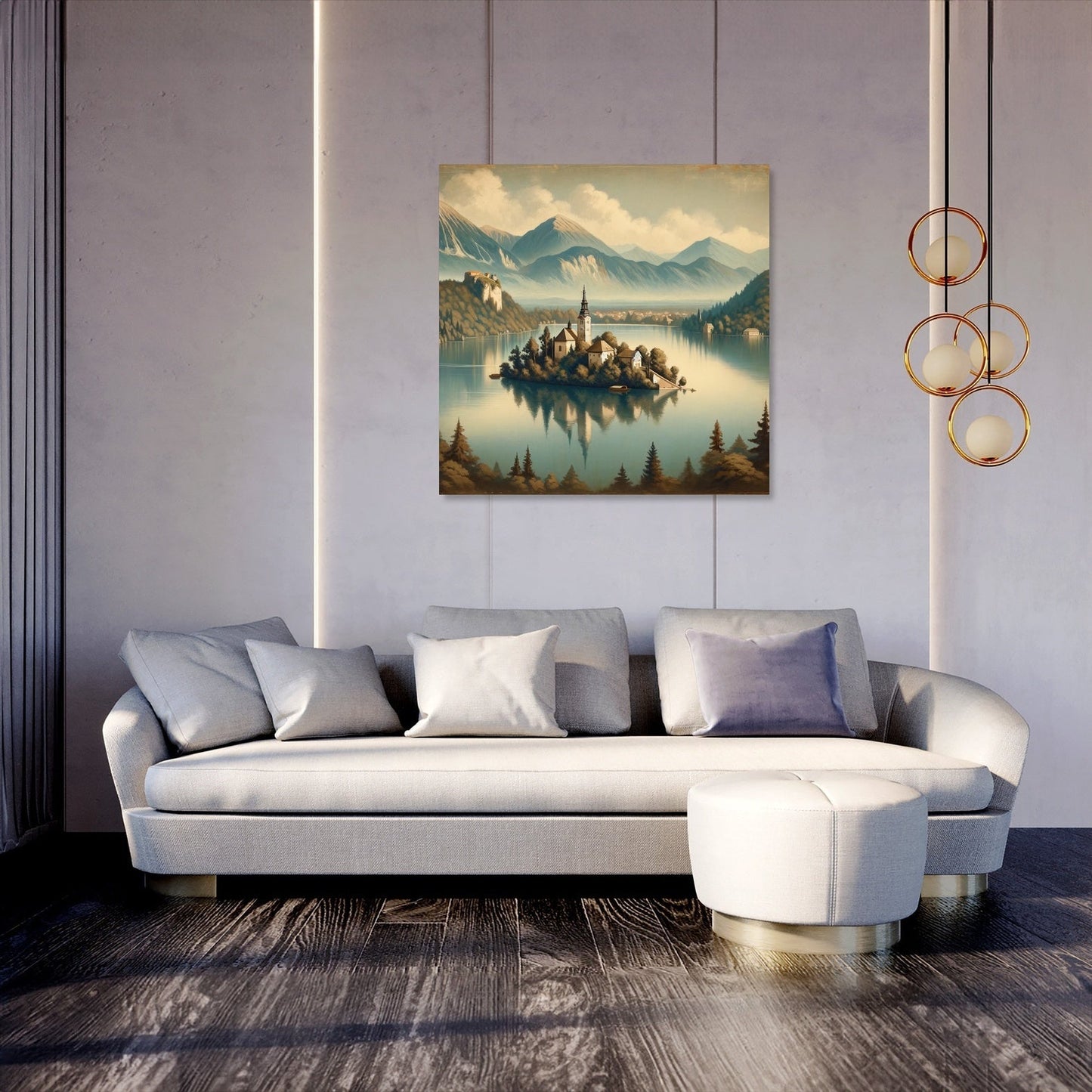 Lake Bled Nostalgia Canvas