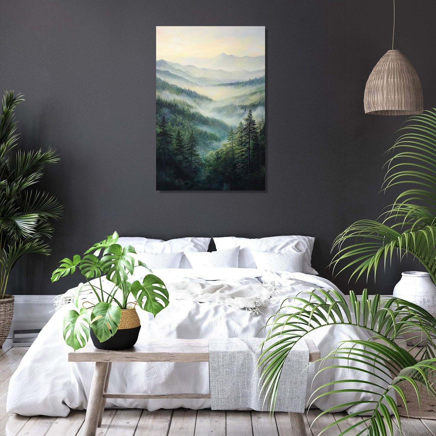 Blue Ridge Misty Canvas