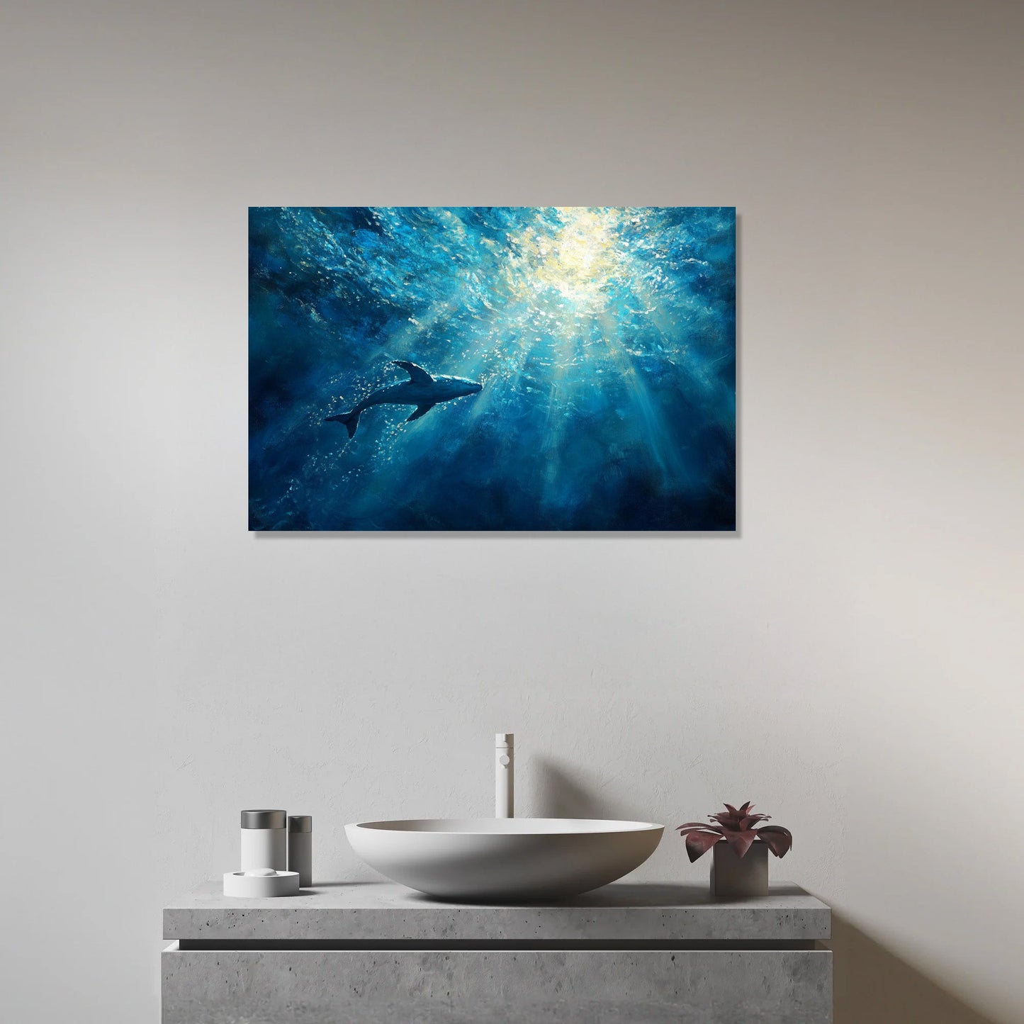 Shimmering Depths Canvas