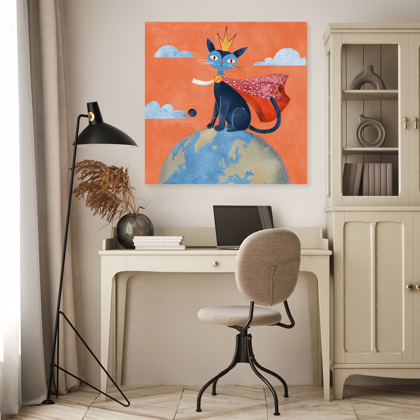 Majestic Cat Royalty Canvas