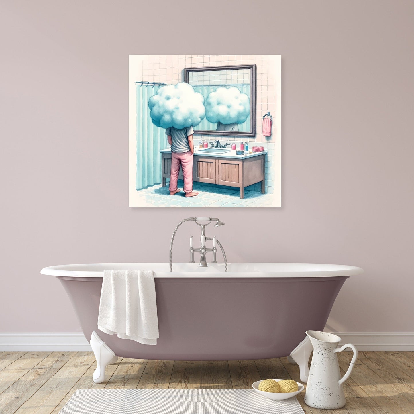 Mirror Reflections Comedy Canvas