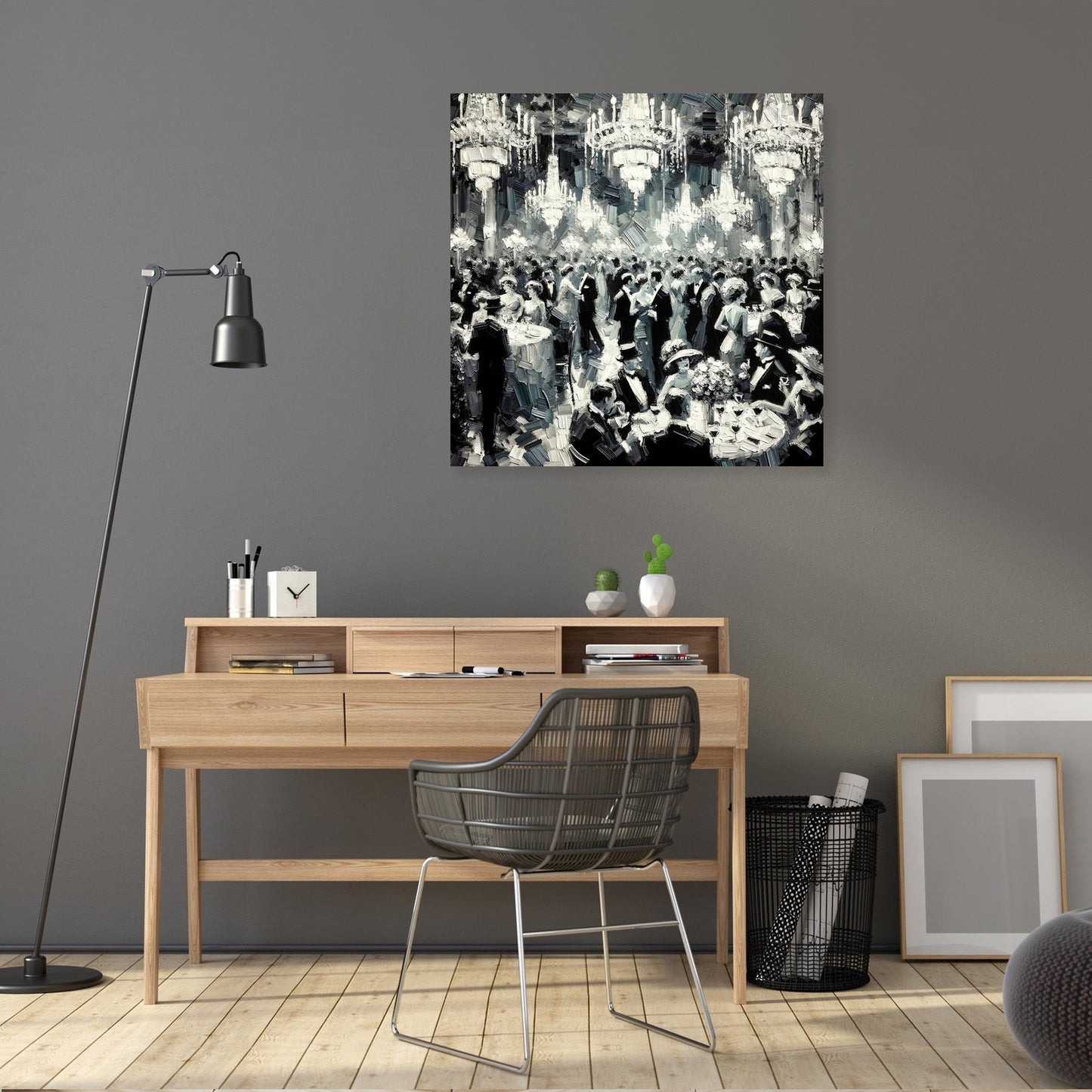 Monochrome Glamour Canvas