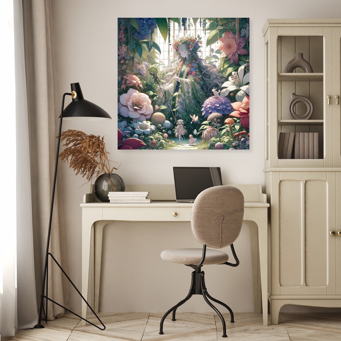 Secret Garden's Guardian Canvas