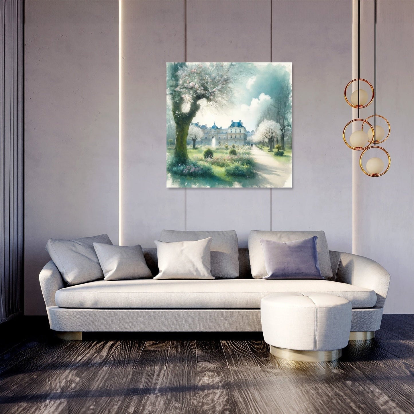 Luxembourg Serenity Paris Canvas
