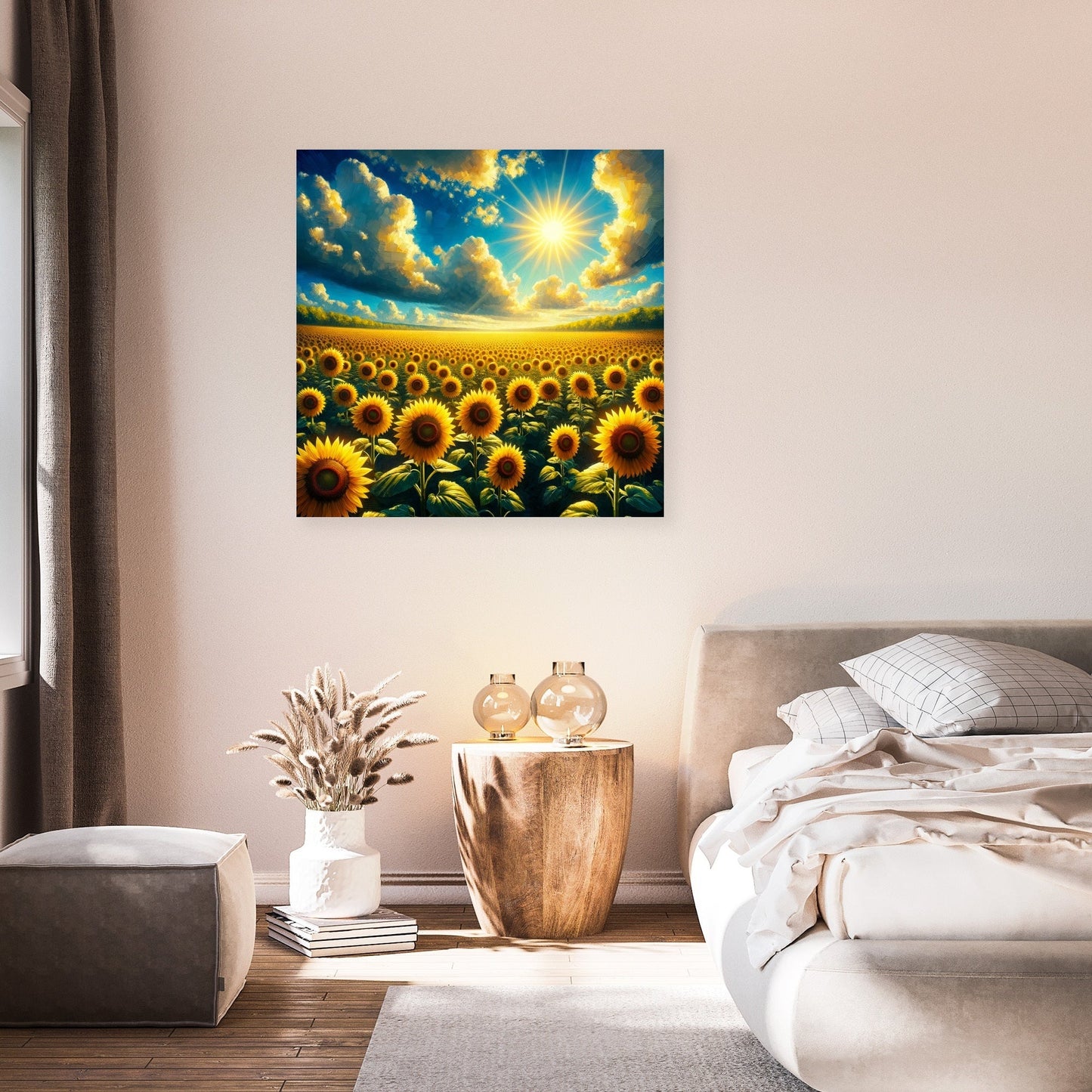 Vibrant Sunflower Glory Canvas