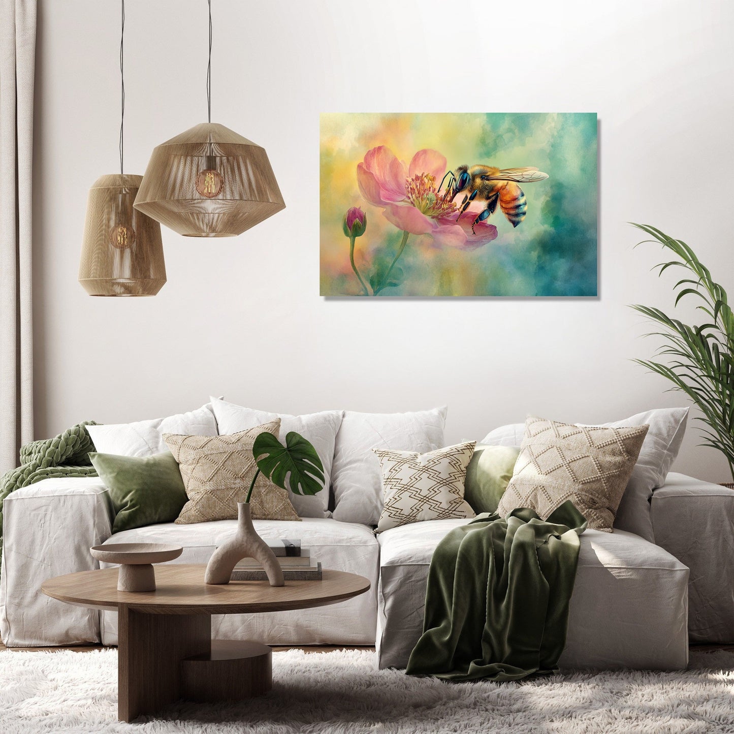 Bee Blossom Canvas
