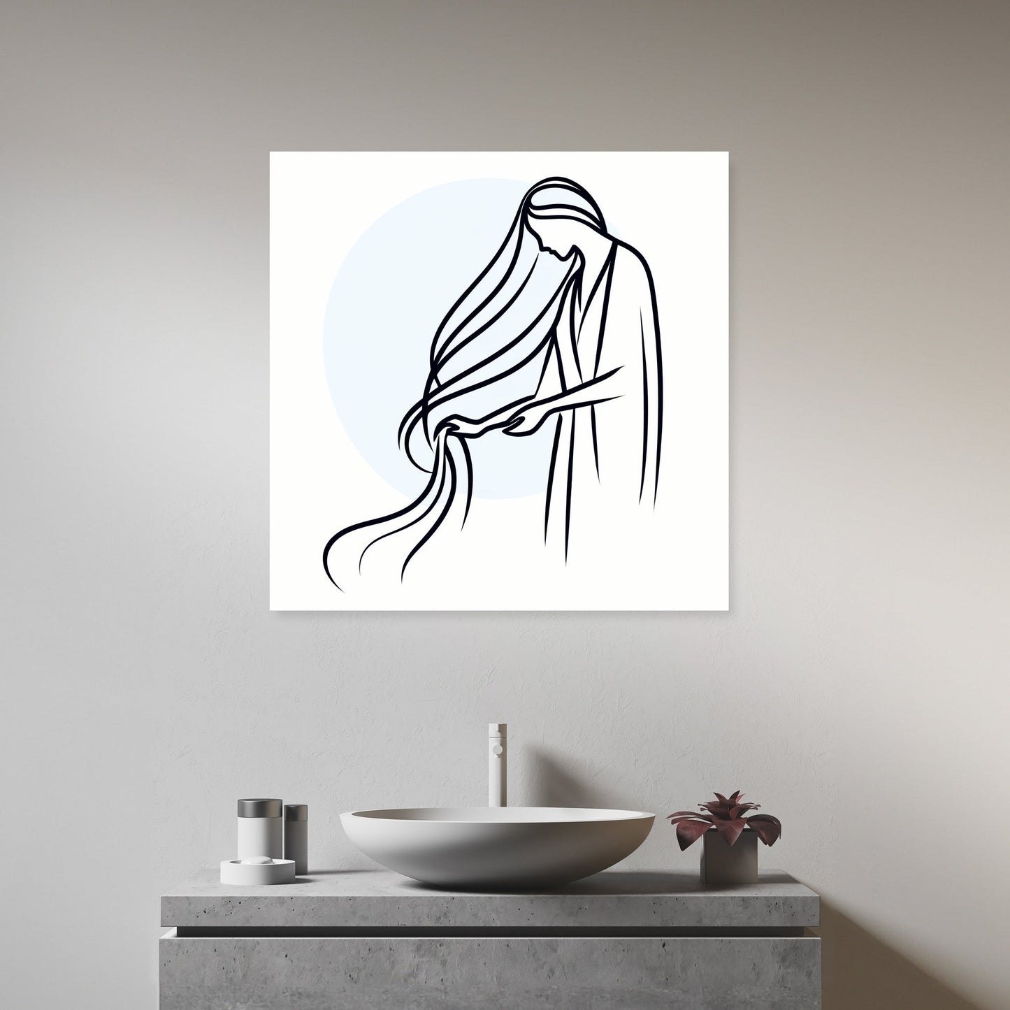 Serenity Stroke Canvas