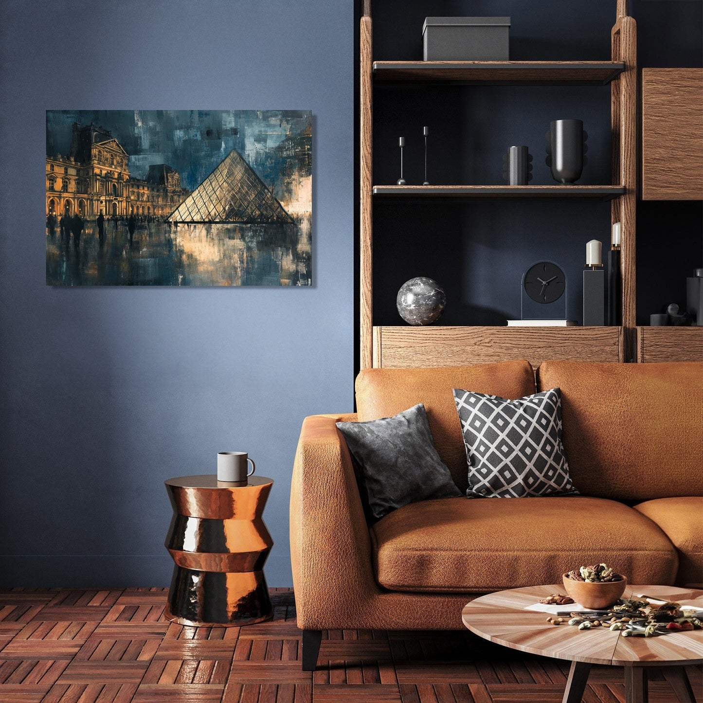 Twilight Whispers Louvre Canvas
