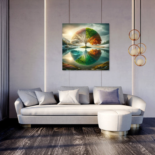 Seasonal Reflections Canvas