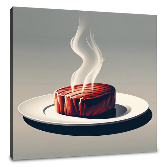 Sizzling Steak Serenity Canvas