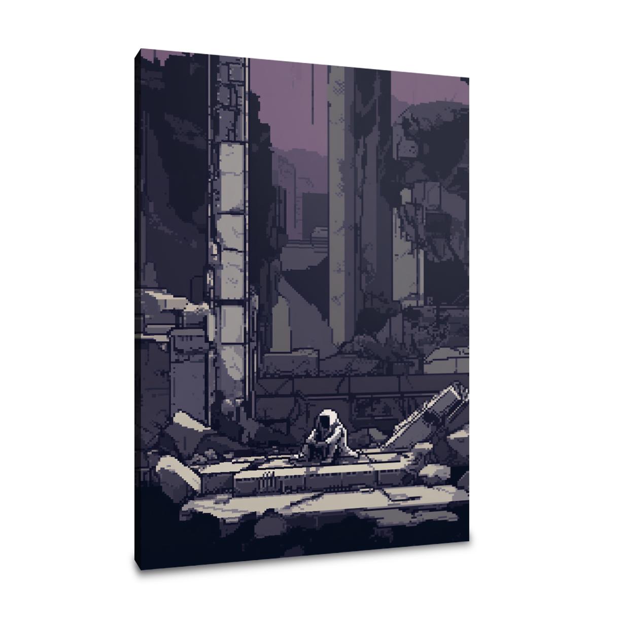 Despair in Ruin Canvas