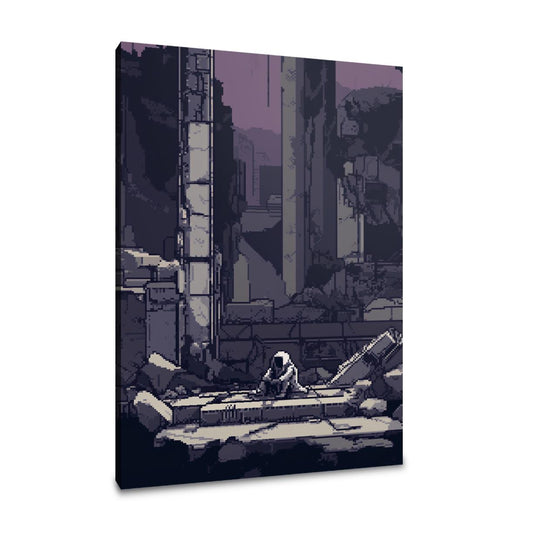 Despair in Ruin Canvas