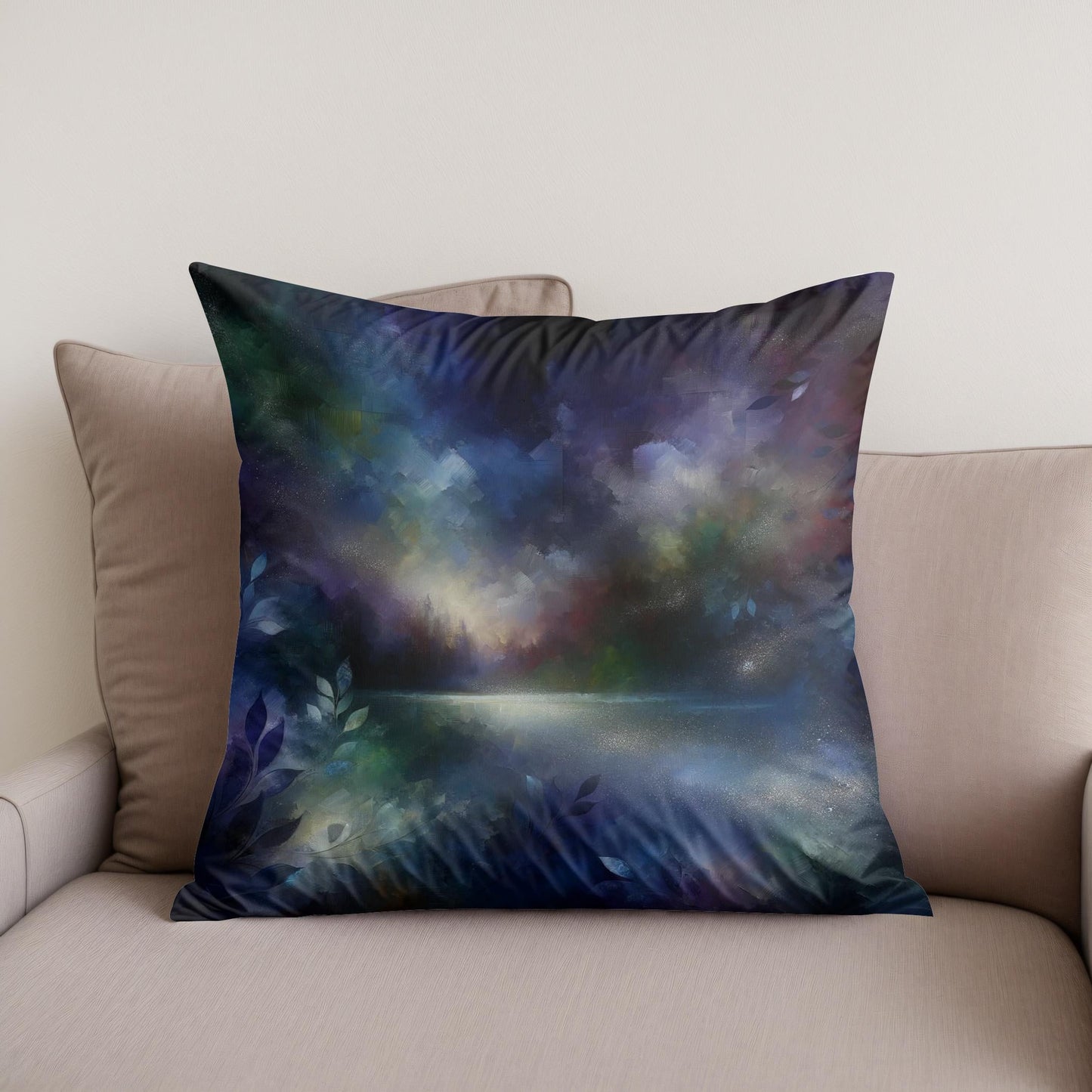 Nocturnal Whispers Cotton Cushion