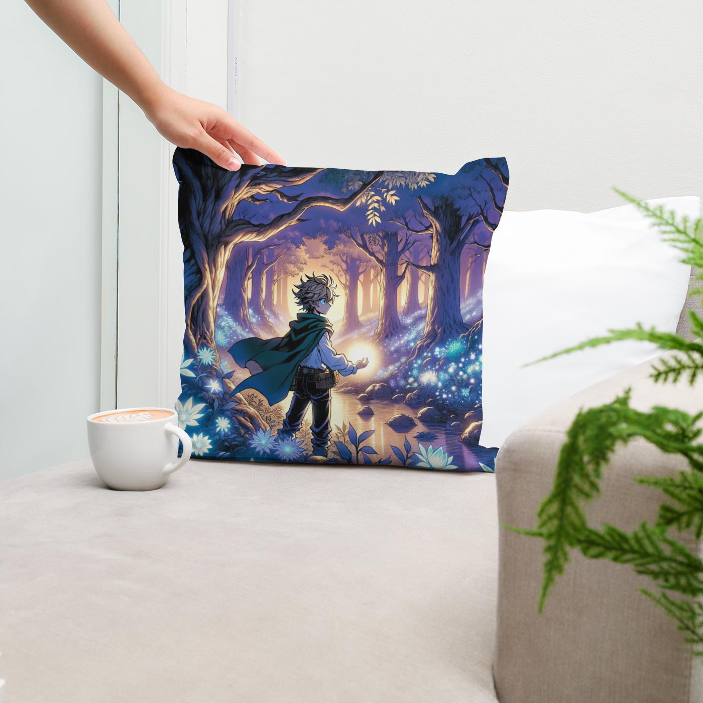 Mystical Twilight Cotton Cushion
