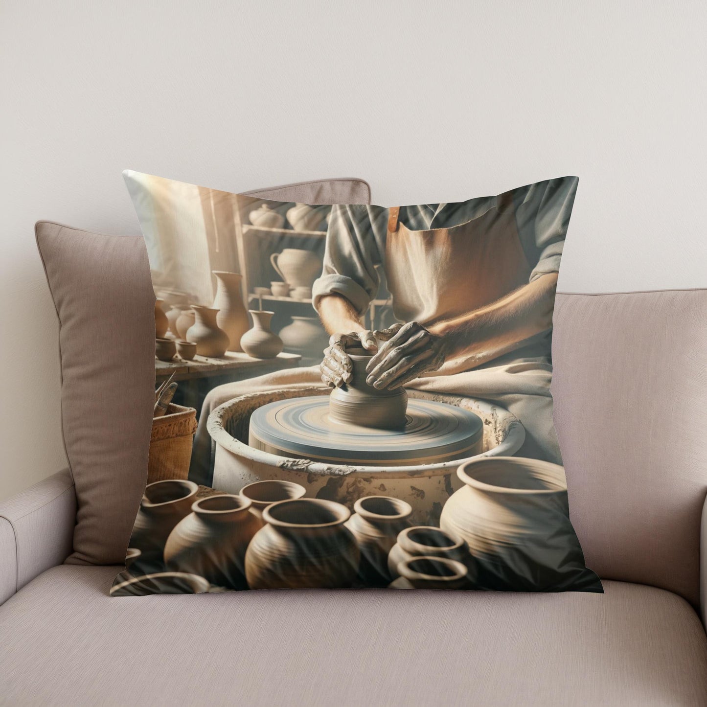 Earthen Hands Cotton Cushion