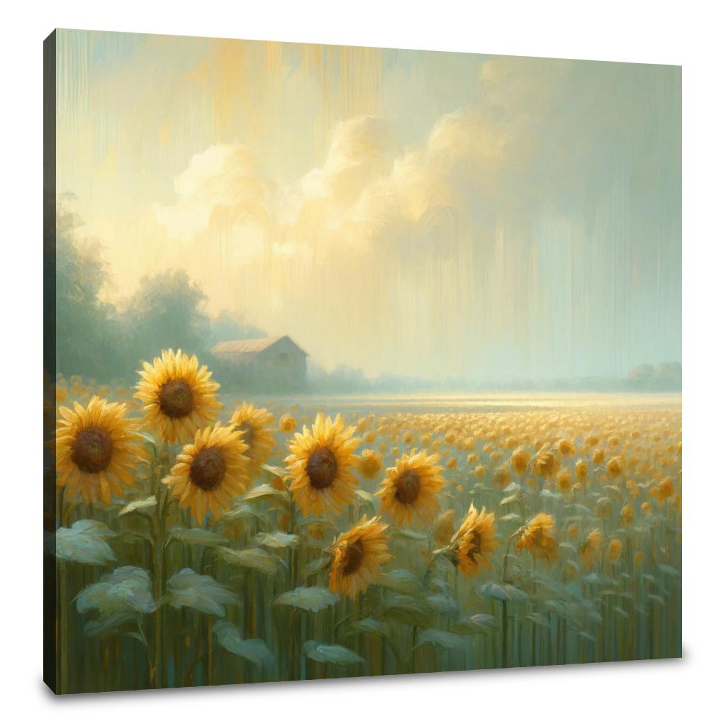 Sunflower Field Canvas