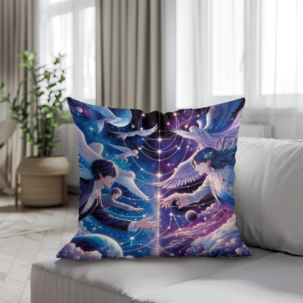 Stellar Love Embrace Cotton Cushion