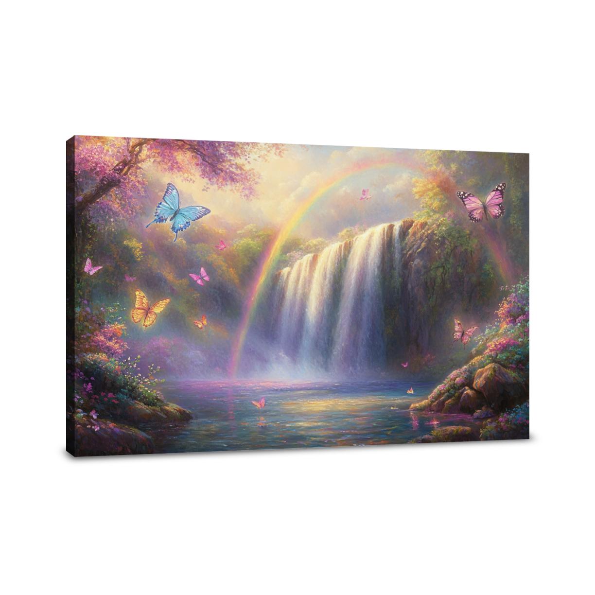 Rainbow Falls Wonderland Canvas