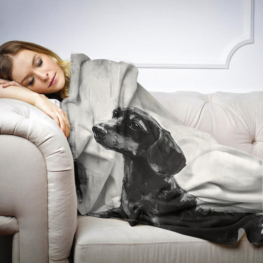 Dappled Dachshund Blanket