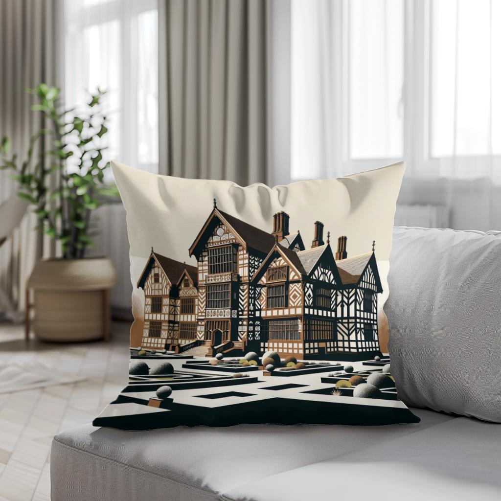 Liverpool Speke Hall Minimalist Harmony Cotton Cushion