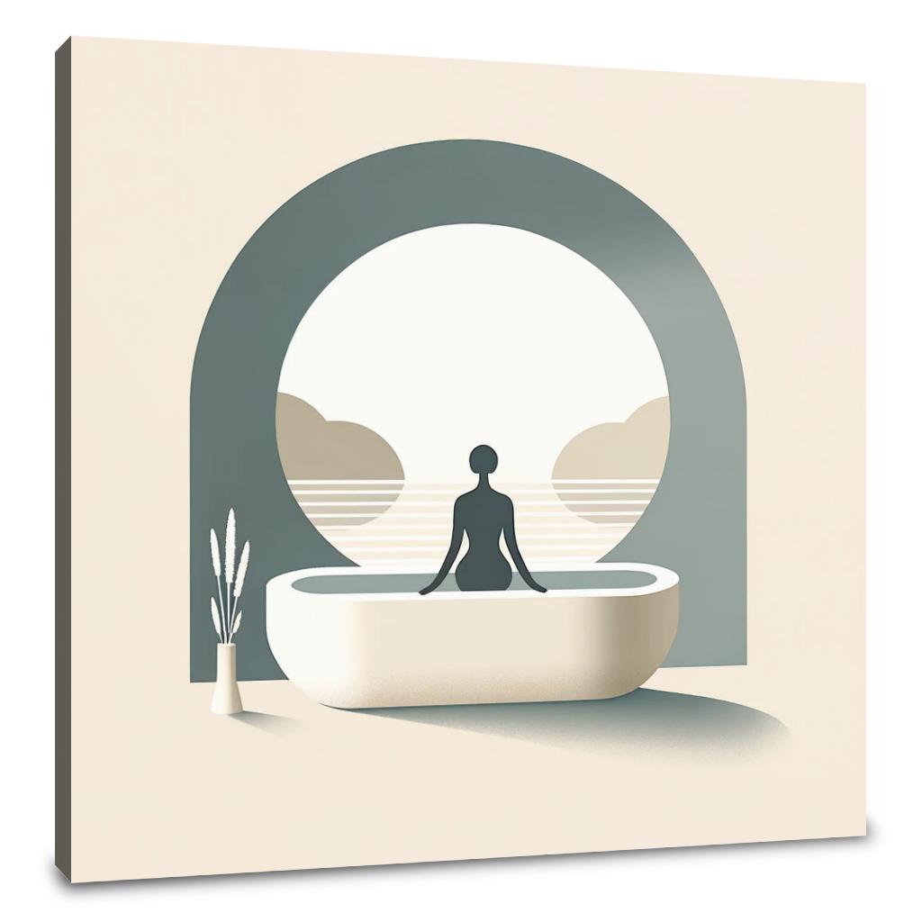 Serene Soak Canvas
