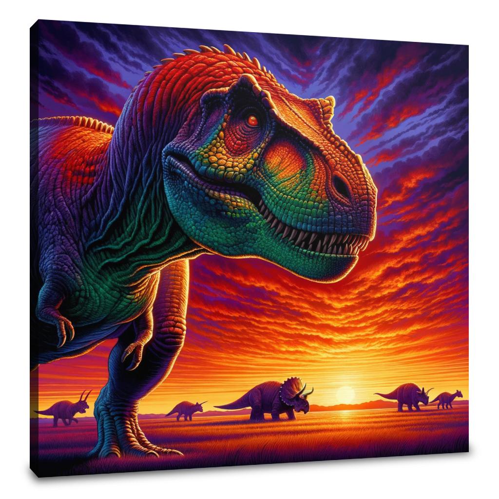 Sunset Majesty Rex Canvas