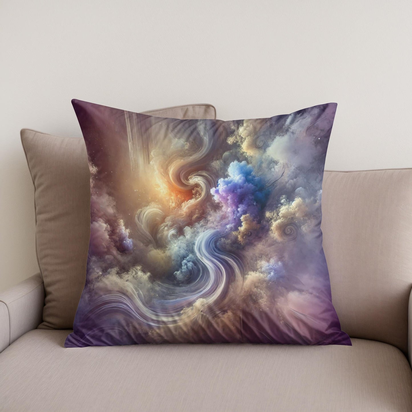 Ethereal Dreamscape Cotton Cushion