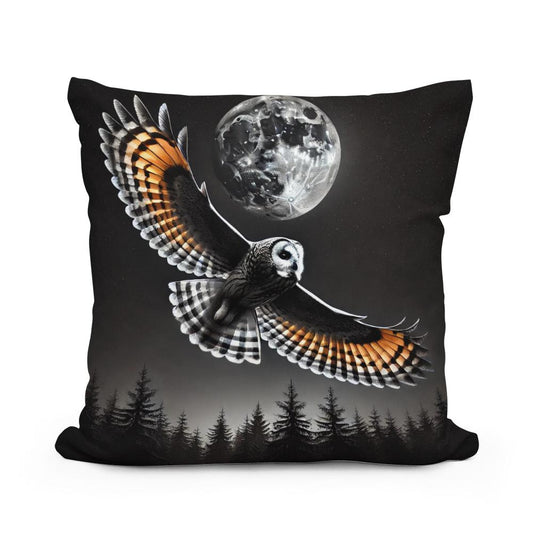 Nocturnal Flight Cotton Cushion