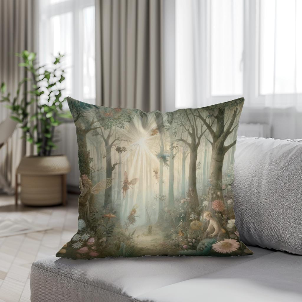 Magical Forest Cotton Cushion