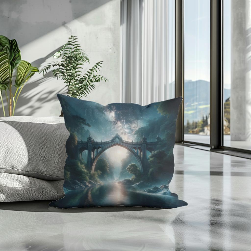 Galactic Bridge Cotton Cushion