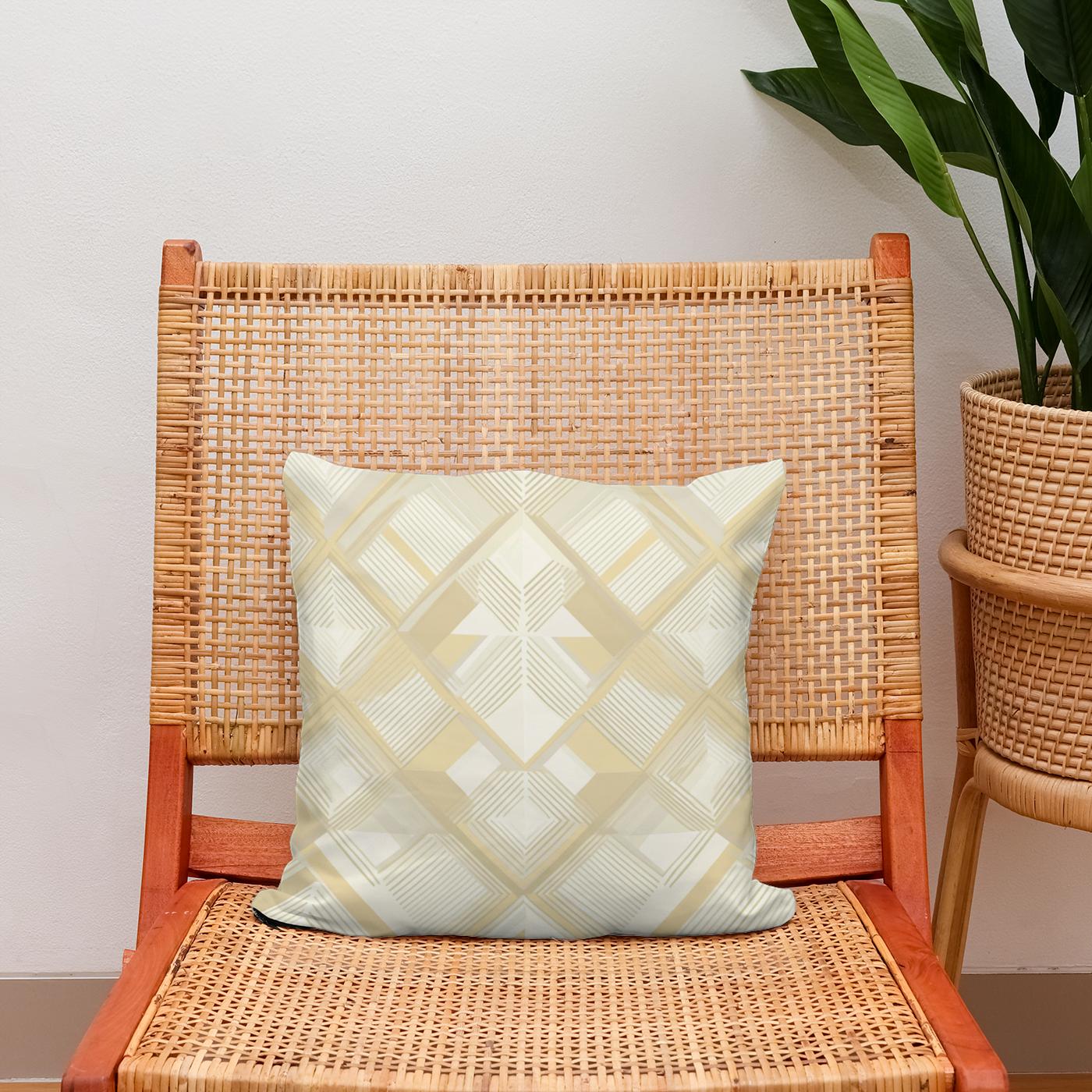 Diamond Rhythm Cotton Cushion