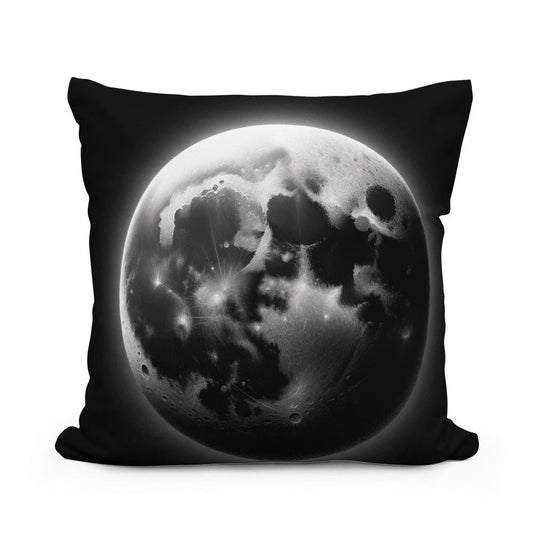 Craters of Lunar Secrets Cotton Cushion