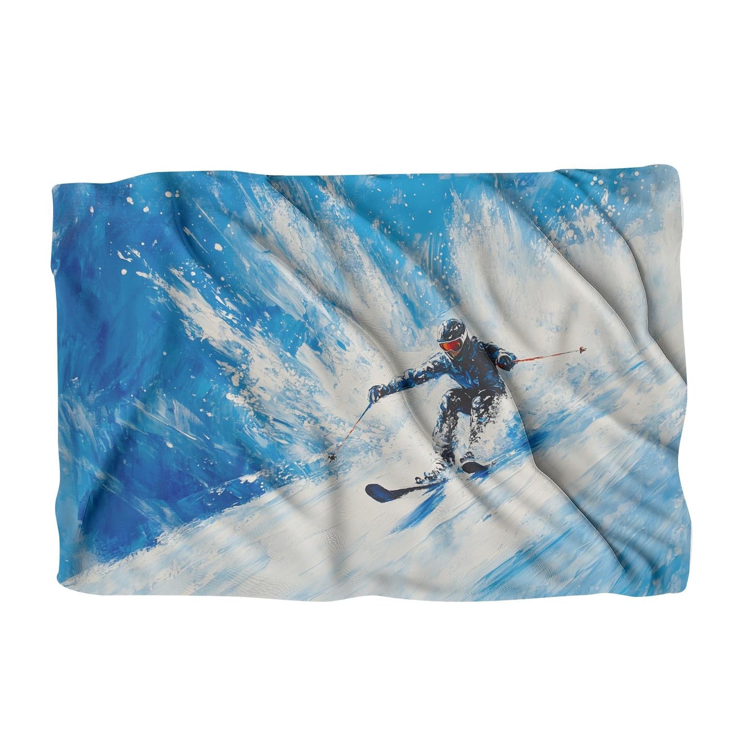Skier's Descent Blanket