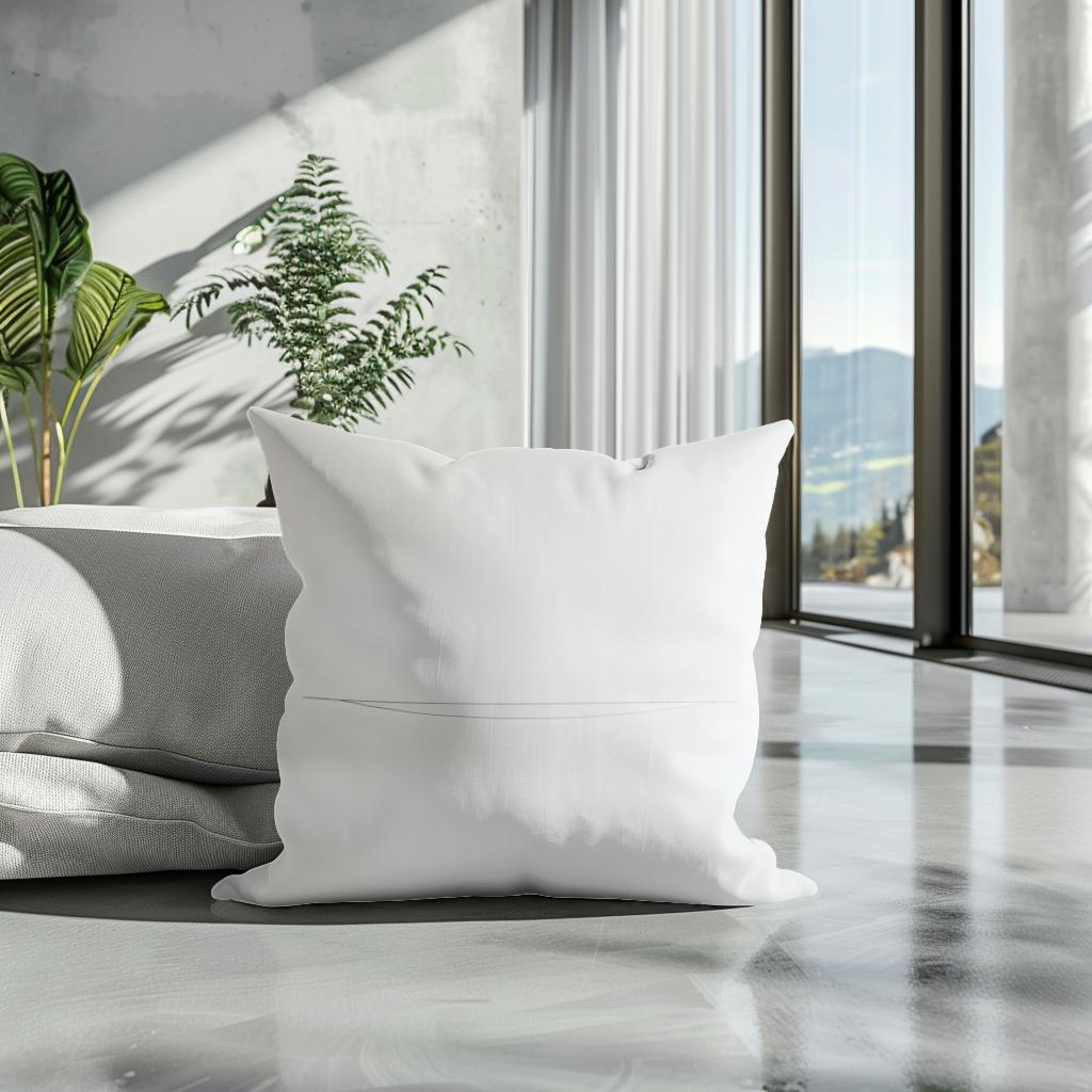 Minimalist Ellipse Cotton Cushion
