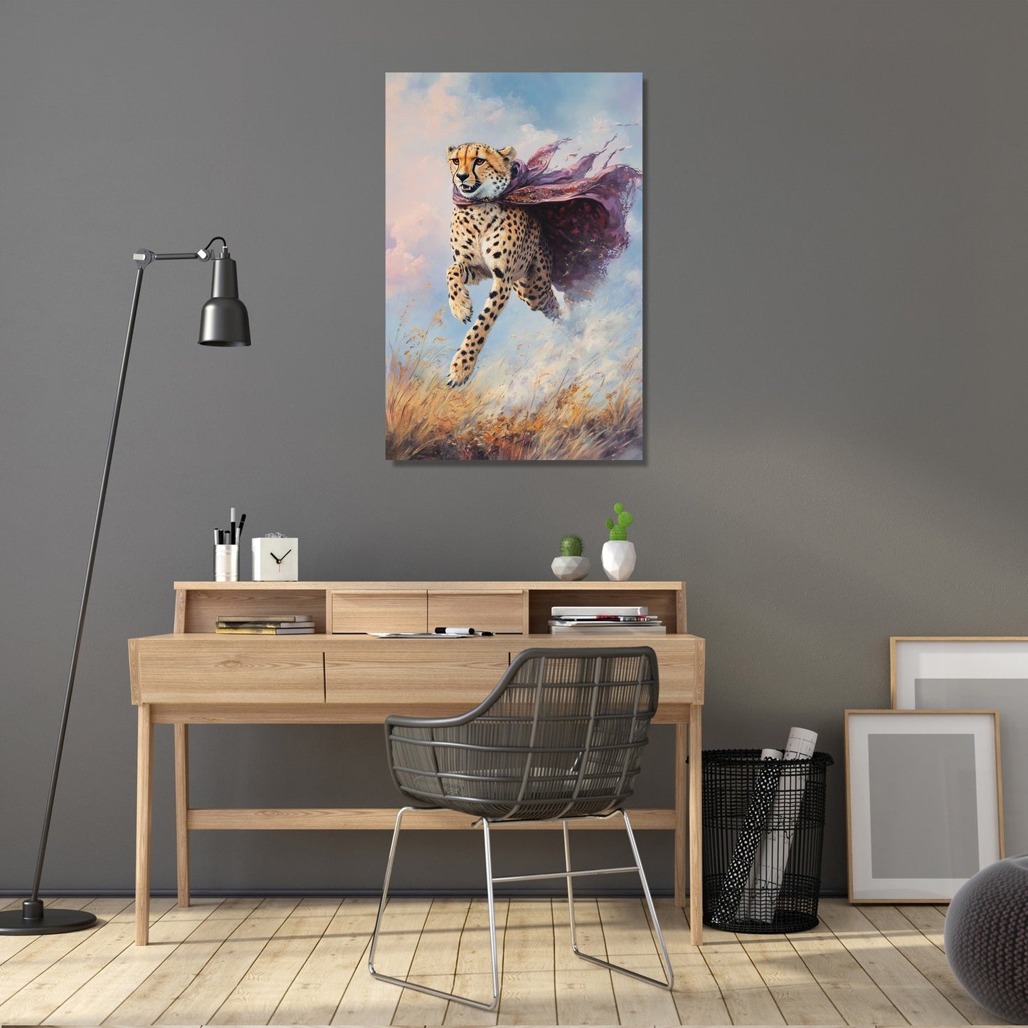 Cheetah’s Flight Canvas