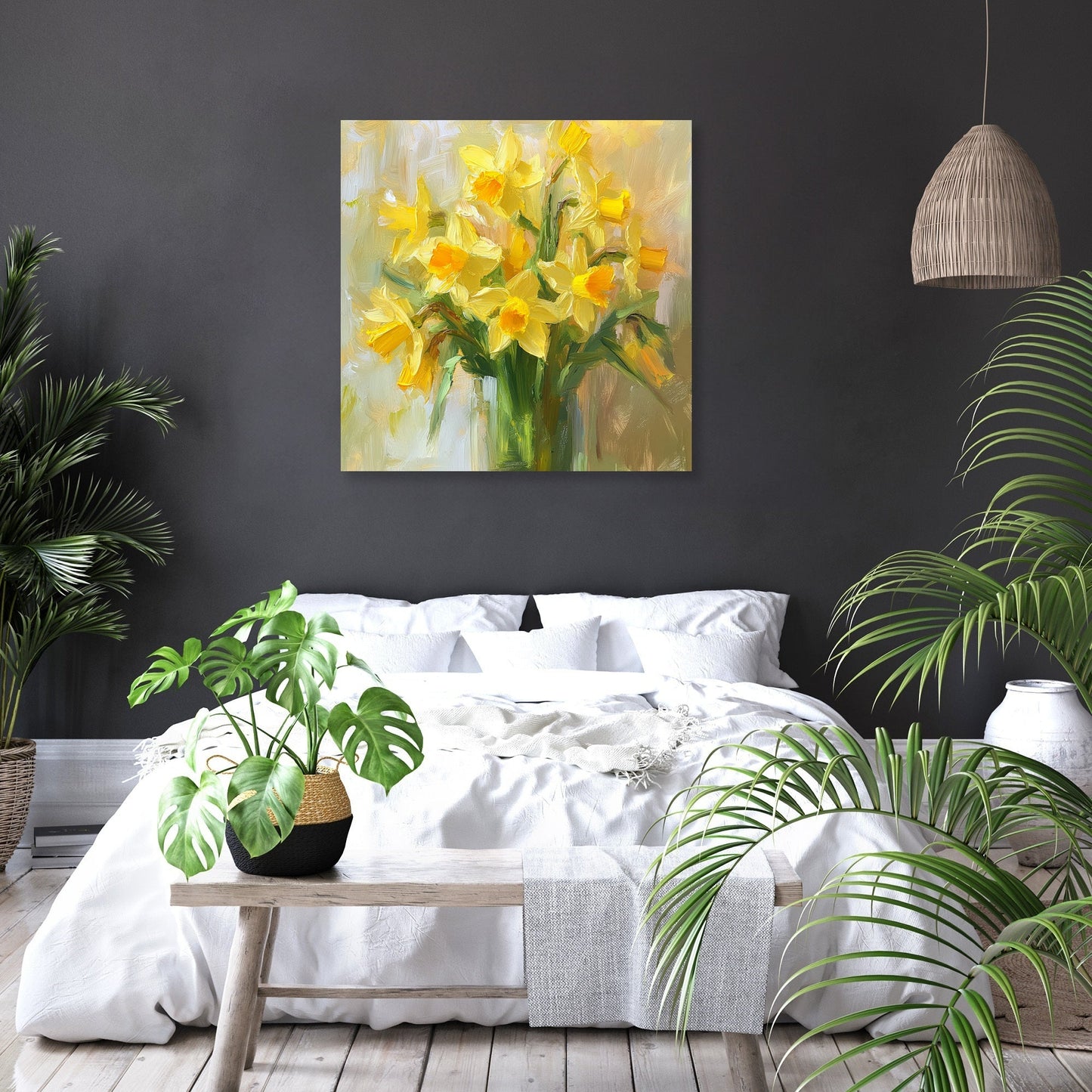 Daffodil Harmony Canvas