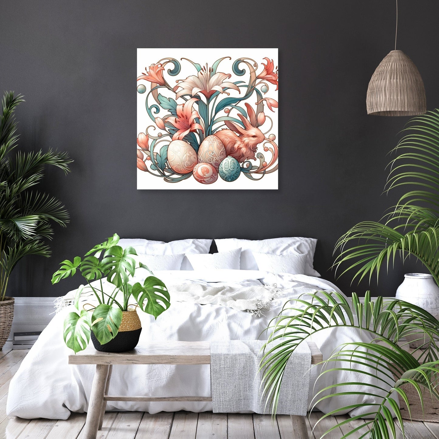 Nouveau Easter Whimsy Canvas