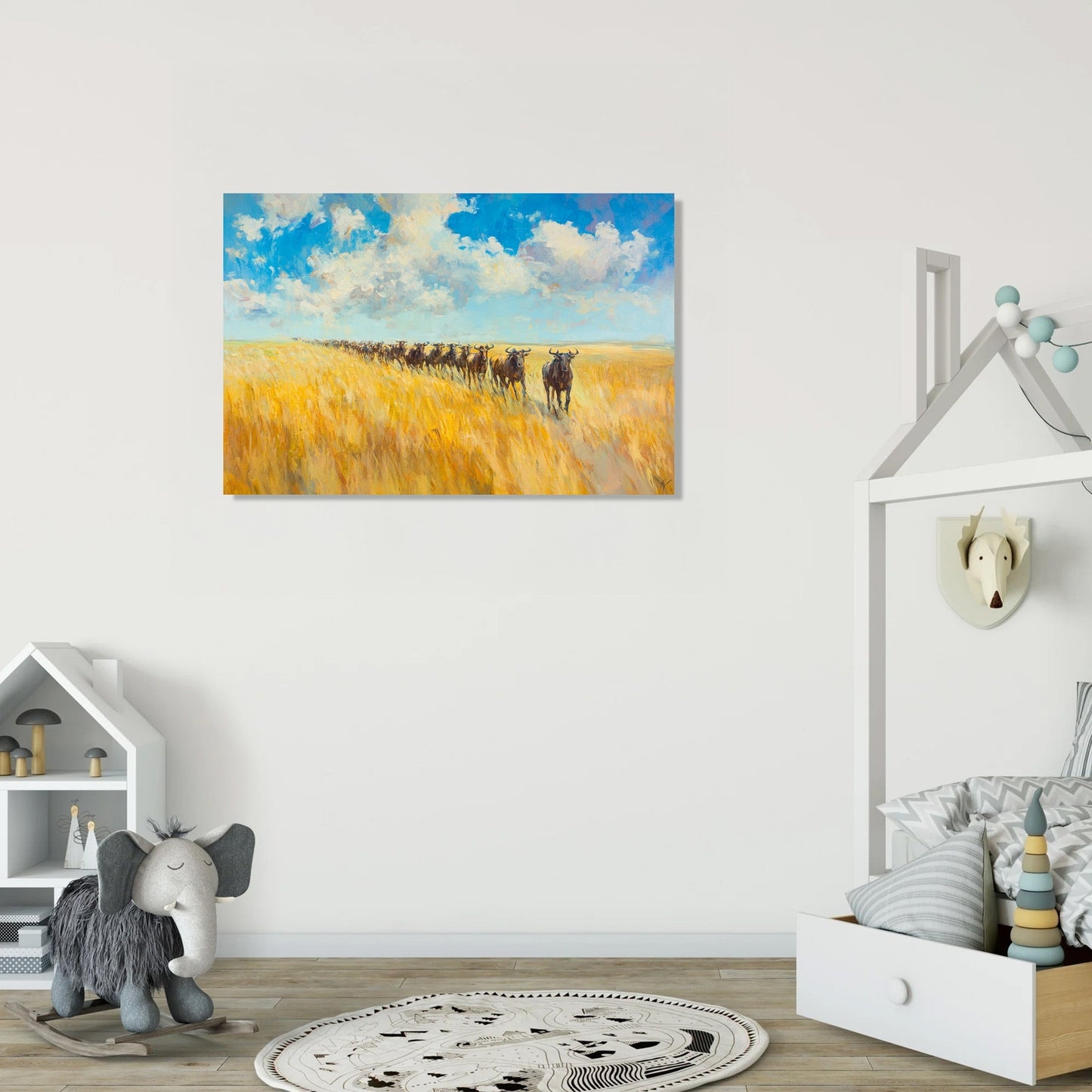 Jubilant Safari Adventure Canvas