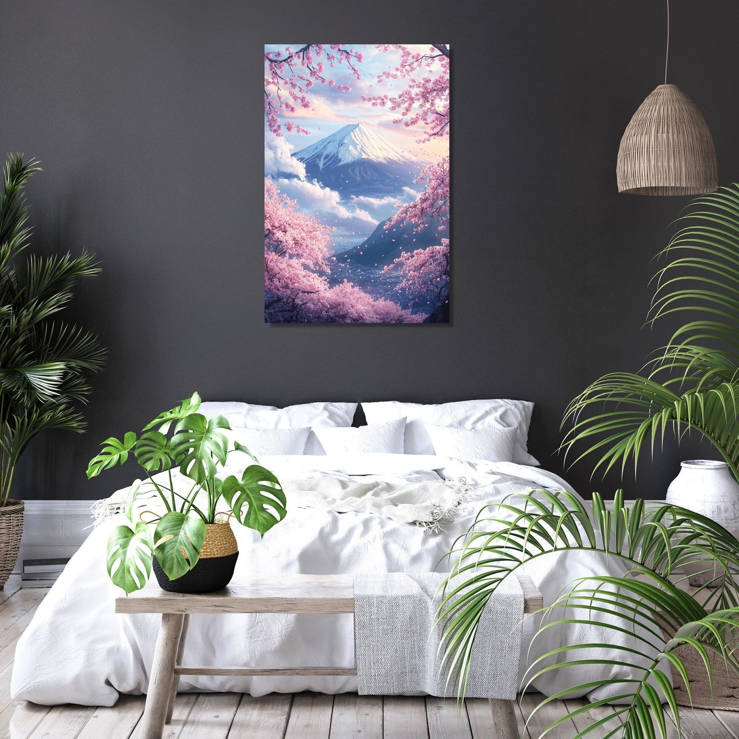 Mount Fuji Blossom Canvas