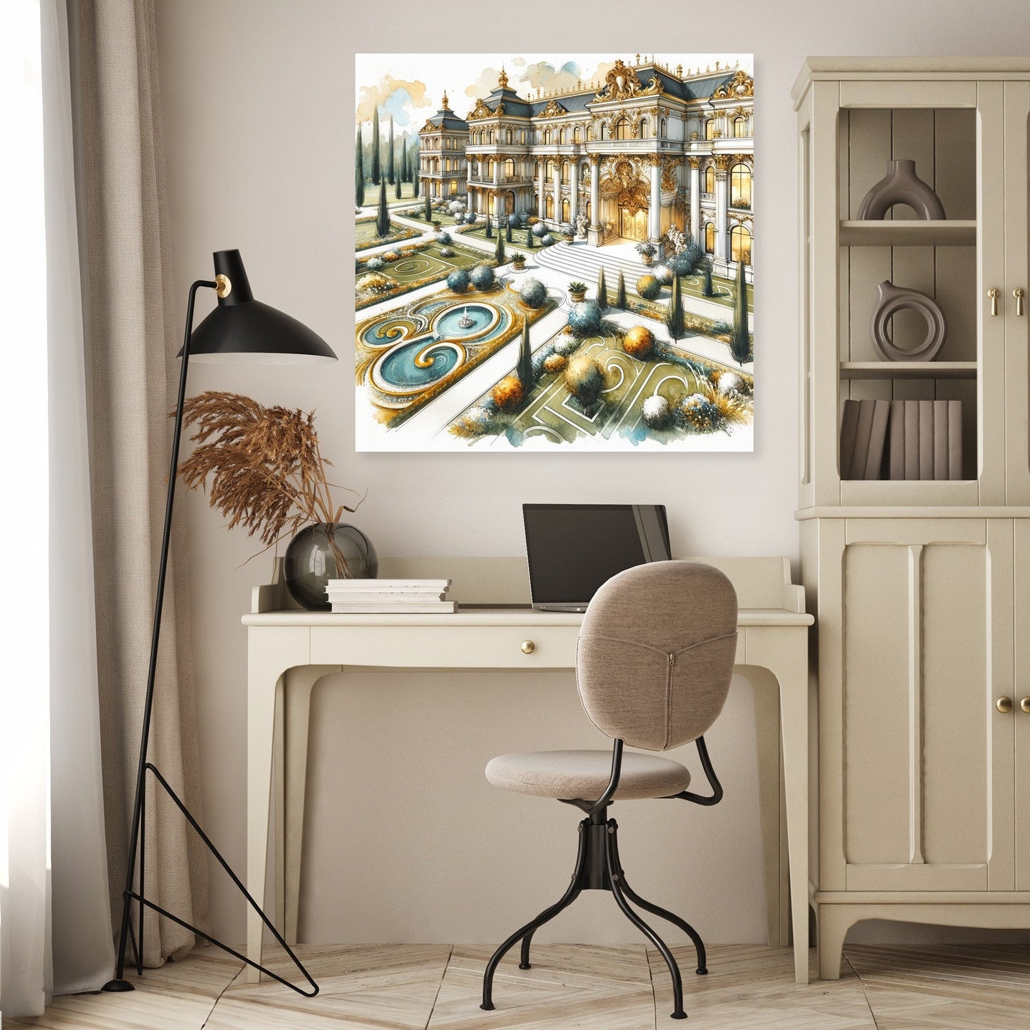 Baroque Minimalist Canvas