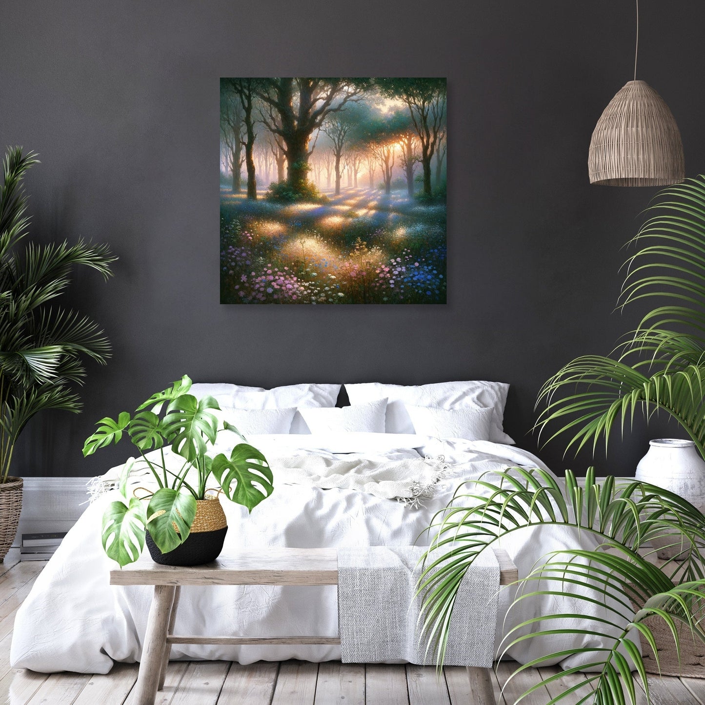 Dawn's Tranquil Glade Canvas